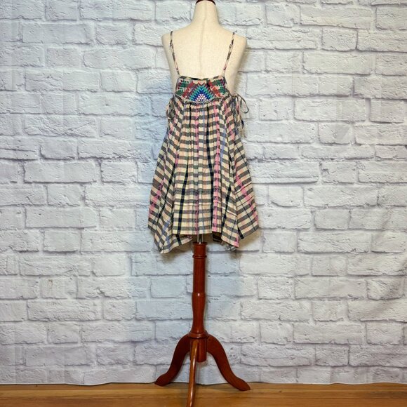 Urban Outfitters Floral Embroidered Apron Dress - Picture 2 of 6